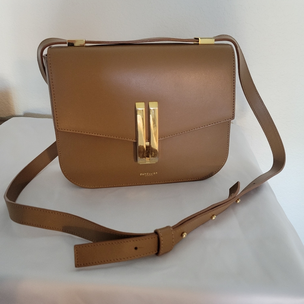 DeMellier Vancouver handbag camel color
